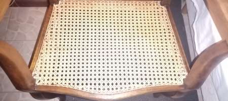 Réparation de chaise cannage rempailliage