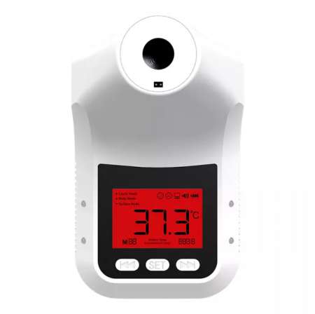 thermomètre infrarouge main libre et distributeur