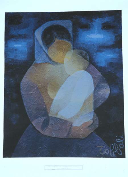 Une reproduction du peintre Lugi Toffoli