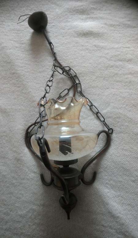  Lustre retro avec chaines