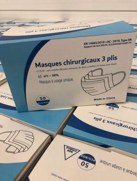 Masques bleu type IIR