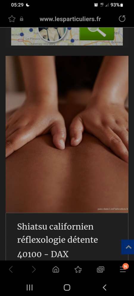  Shiatsu-Californien-Reflexologie Relaxation complè