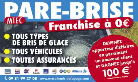 Offre : Changement pare brise pour 0