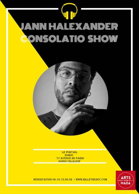 Jann Halexander CONSOLATIO SHOW le 23 avril