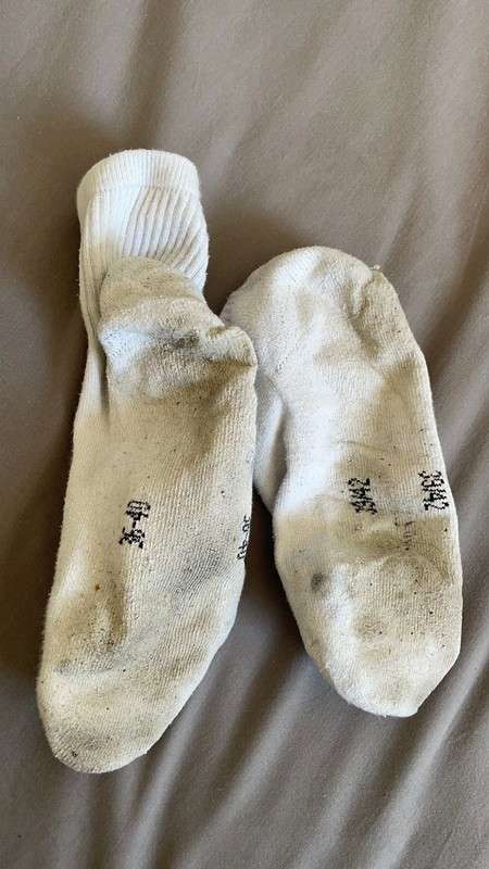 Chaussettes portées homme