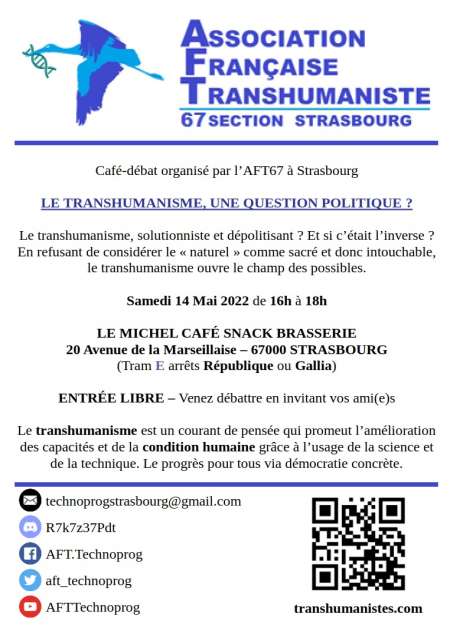 Débat: Le Transhumanisme, une question politique?