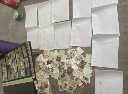 Lot de timbres