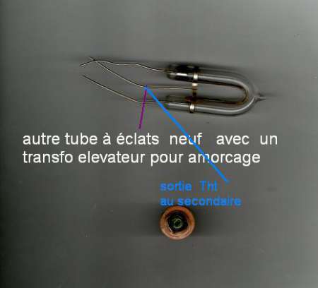 tube a eclat pour stroboscop +transfo d'impulsion