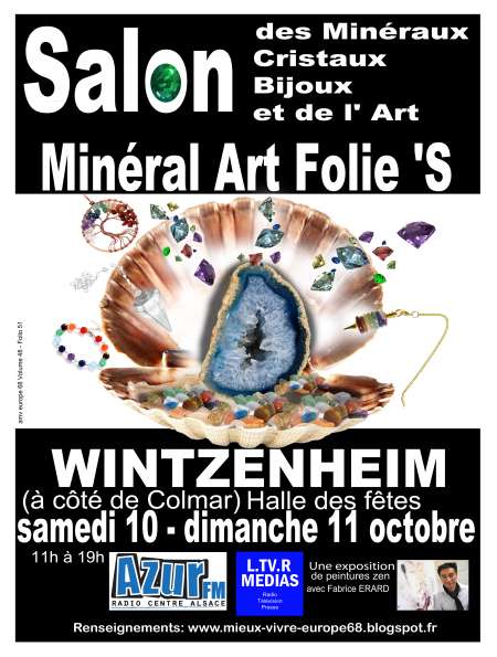 salon des minéraux cristaux bijoux et de l'art