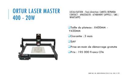 vente des imprimante 3D sur douala