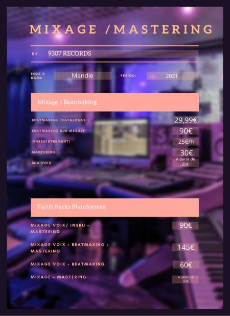 e-Mixage et e-Mastering