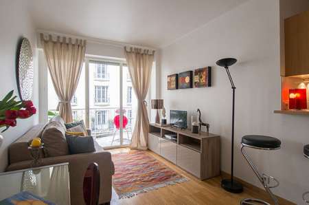 Studio meublé de 22m2 avec terrasse et balcon