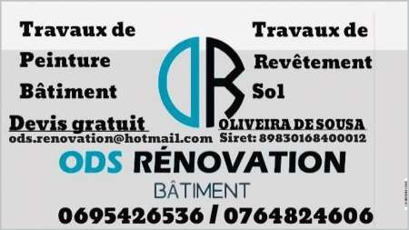 Ods renovation artisan peintre en bâtiment