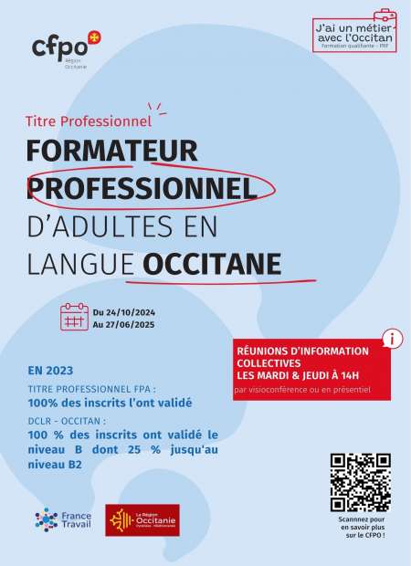 Titre Professionnel FPA en langue occitane