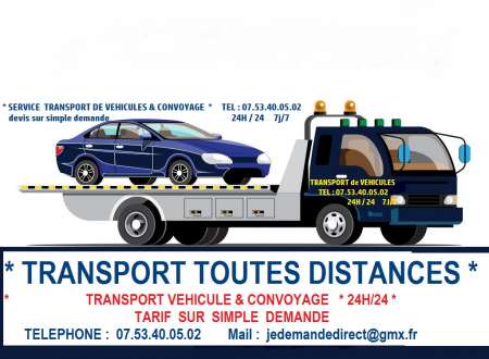 transport de vehicules toutes distance