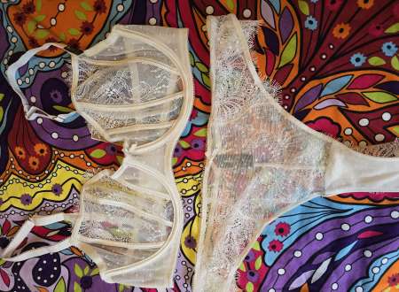 Ensemble lingerie blanc