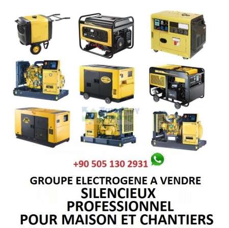 Groupe electrogene 20 kva a 4000 kva NEUF TURQUIE