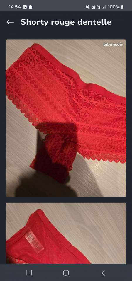 Culotte portée
