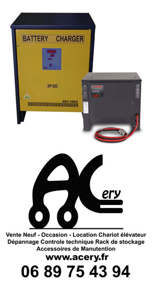 CHARGEUR DE BATTERIE POUR TRANSPALETTE ELECTRIQUE