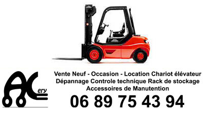 LOCATION CHARIOT ELEVATEUR 3 TONNES