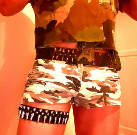 Jarretière avec deco en balles