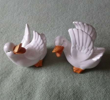 Adorable sculpture de canard