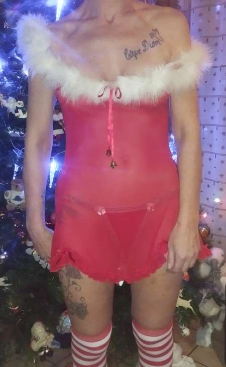 Nuisette de Noël transparente