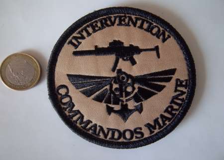 intervention commando marine écusson militaire