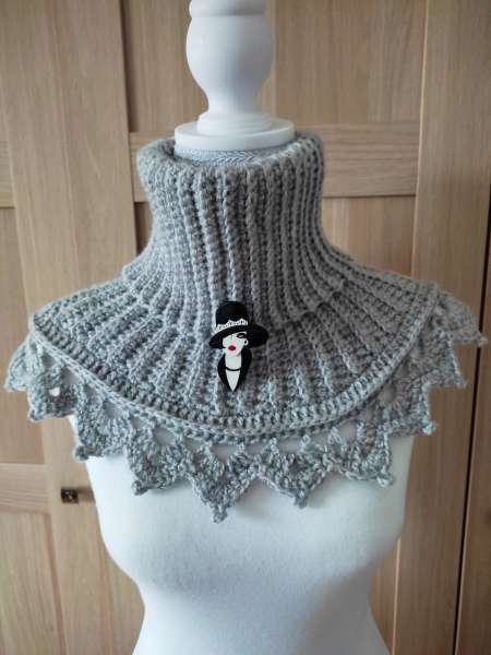 col fait main au crochet