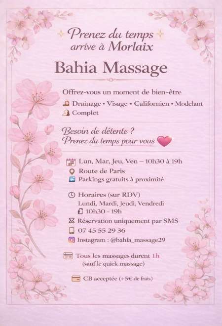 Bahia massage Morlaix