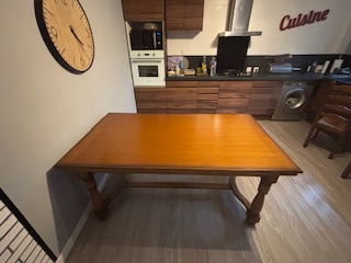 Table de cuisine rustique