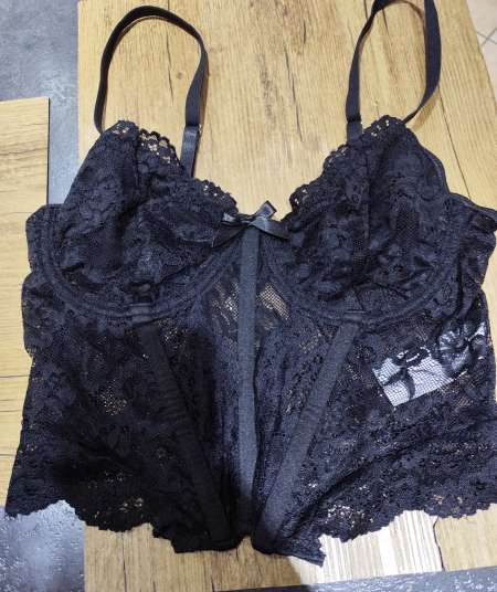 Offre bustier en dentelle noir