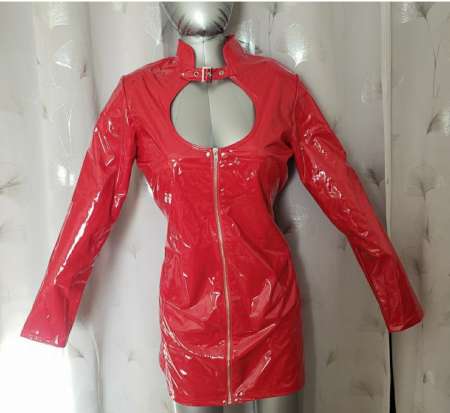 Robe mini sexy rouge