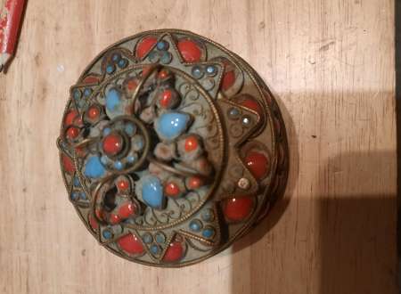 Boite a bijoux tibétaine