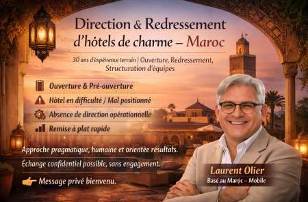DIrection & redressement d'hôtels de charme