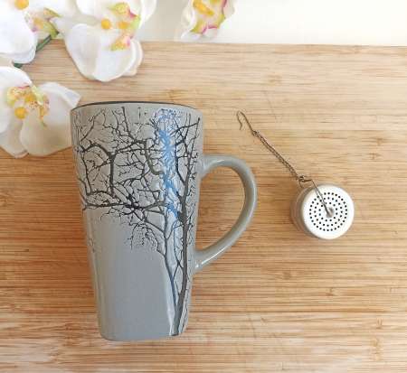 Arabesque - Grand mug comme neuf boule à thé