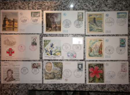 18 ENVELOPPES 1er Jour diverses