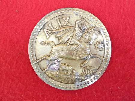 MEDAILLON gravé « Alix » 