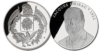 PIECE FRAPPE « Jacques Chirac » 