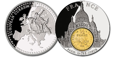 PIECE FRAPPE « France Inlay Sacré-Cur ½ franc »