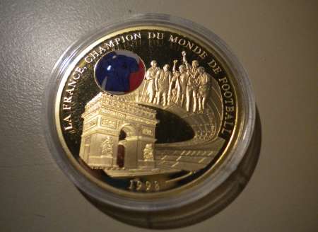 PIECE FRAPPE COLORISEE FRANCE« Euro 2012 » 