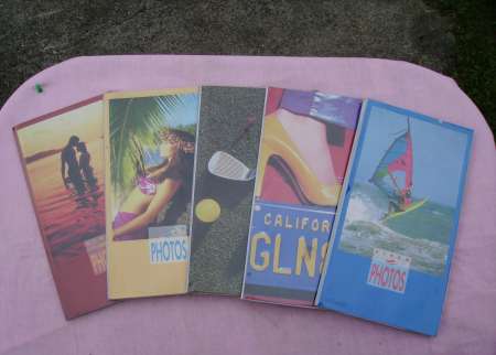 LOT DE 5 ALBUMS pour 400 photos