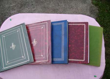 LOT DE 6 ALBUMS pour plus de 1.000 photos