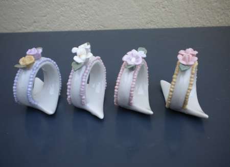 4 RONDS pour serviettes