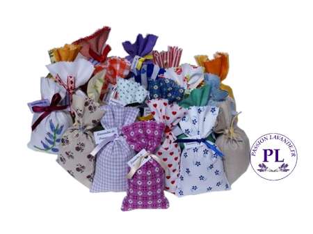 Sachets en tissus multiples coloris 5.10  