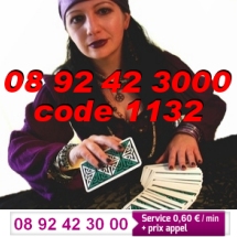 Voyance Sans CB au 08-92-42-3000 (code 1132)