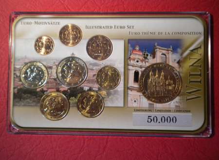 COFFRET Série Euro « Lituanie-Vilnius »