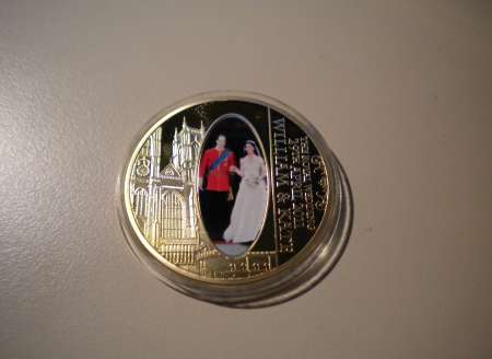 PIECE FRAPPE MARIAGE ROYAL « William et Kate »