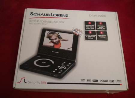 LECTEUR PORTABLE DVD DIVX « Shaub Lorenz »