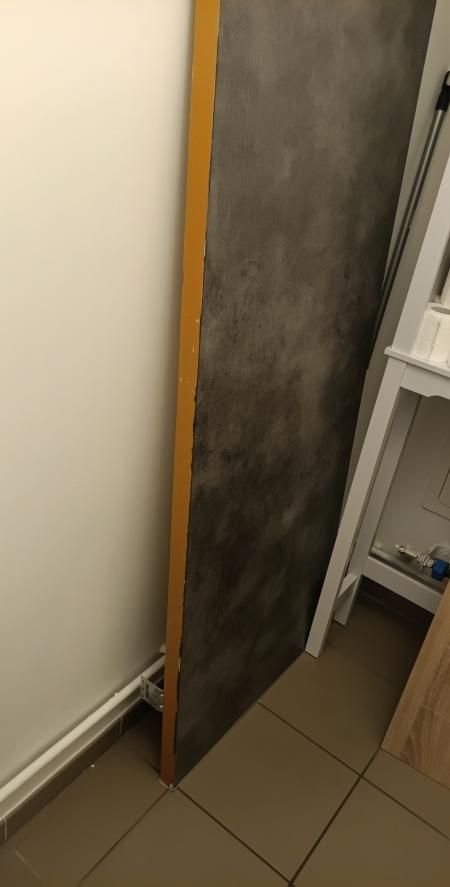 Plan de travail avec pied en inox